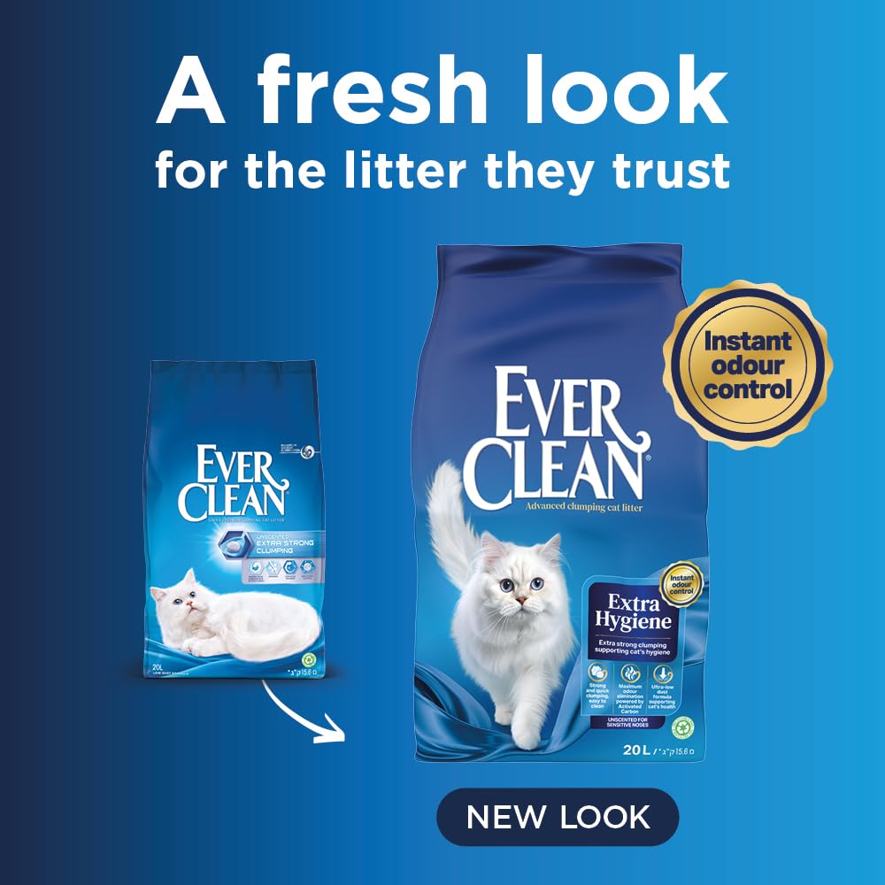 Ever Clean Extra Strong Unscented Cat Litter 20L - image 2