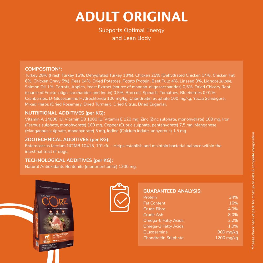 Wellness CORE Original Grain Free Dog Food 10kg - image 3