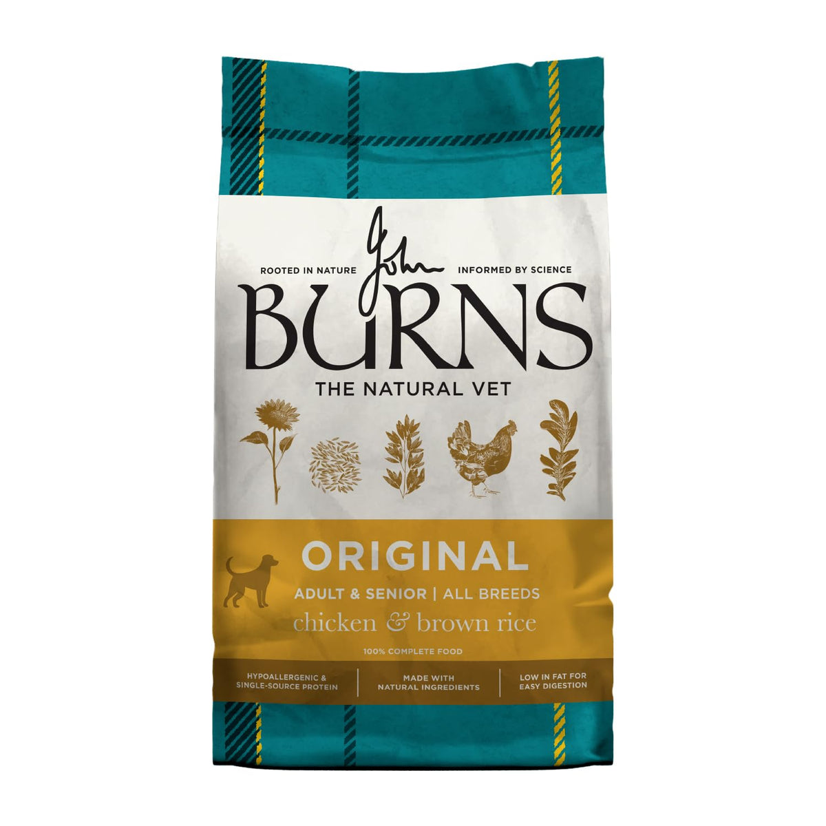 Burns Hypoallergenic Dry Dog Food Chicken & Rice 12kg - image 2