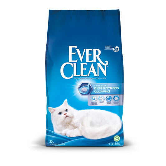Ever Clean Extra Strong Unscented Cat Litter 20L - image 1