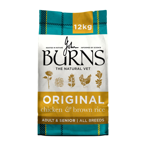 Burns Hypoallergenic Dry Dog Food Chicken & Rice 12kg