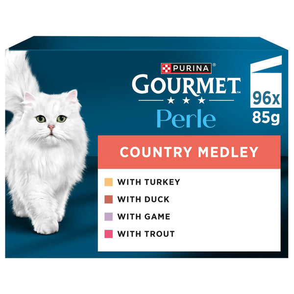 Gourmet Perle Country Medley Wet Cat Food 96 x 85g