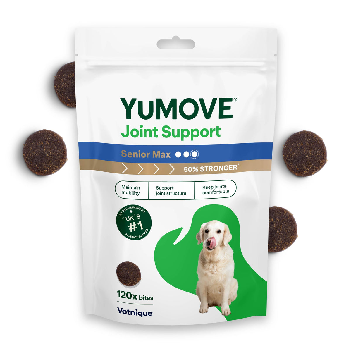 YuMOVE Max Strength Senior Dog Joint Chews 120 Pack - image 1