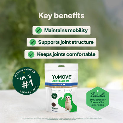 YuMOVE Max Strength Senior Dog Joint Chews 120 Pack - image 3