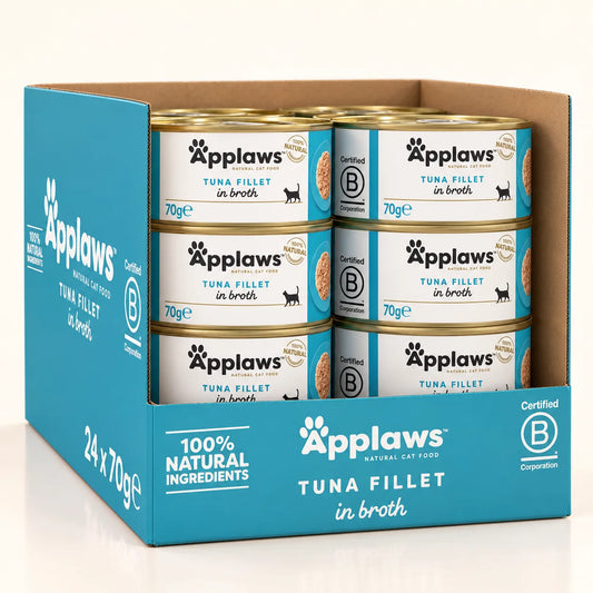 Applaws Natural Wet Cat Food Tuna Fillet in Broth 24 x 70g - photo 2