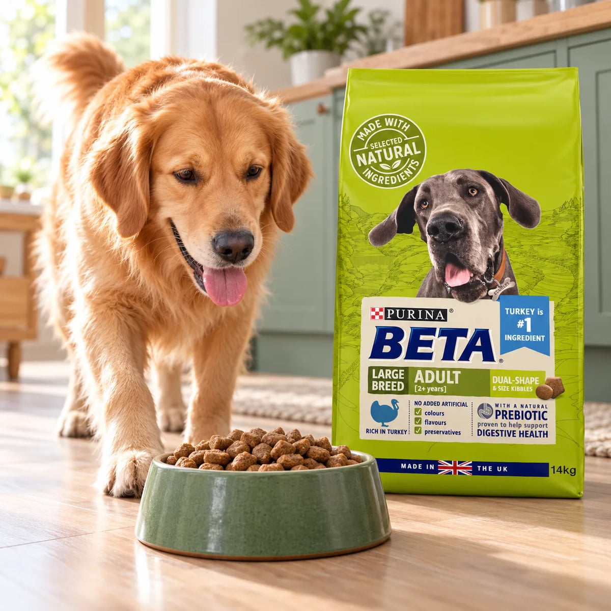 BETA Large Breed Adult Dry Dog Food Turkey 14kg - photo 1