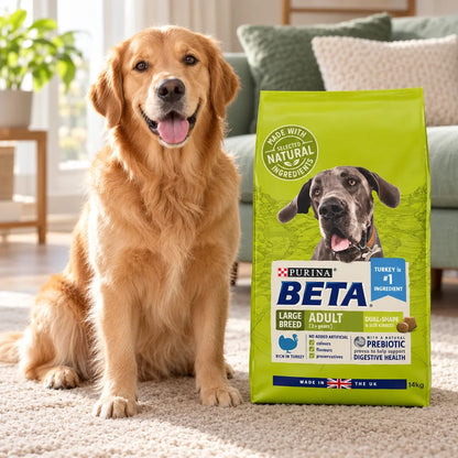BETA Large Breed Adult Dry Dog Food Turkey 14kg - photo 3
