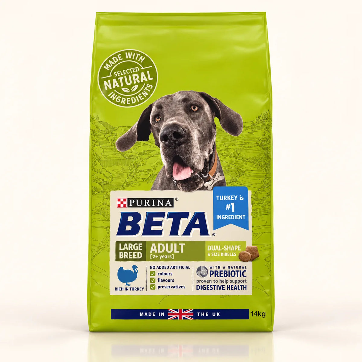 BETA Large Breed Adult Dry Dog Food Turkey 14kg - photo 4