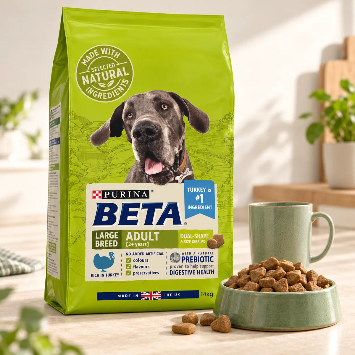BETA Large Breed Adult Dry Dog Food Turkey 14kg - photo 5