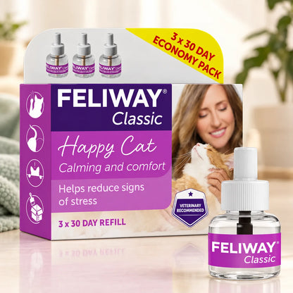 Feliway Classic Cat Calming Diffuser Refills 3 Pack - photo 4