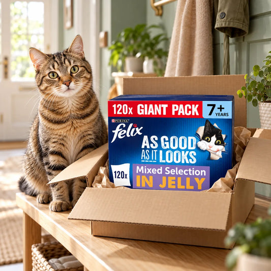 Felix As Good As It Looks Senior 7+ Wet Cat Food in Jelly 120 x 85g - photo 2
