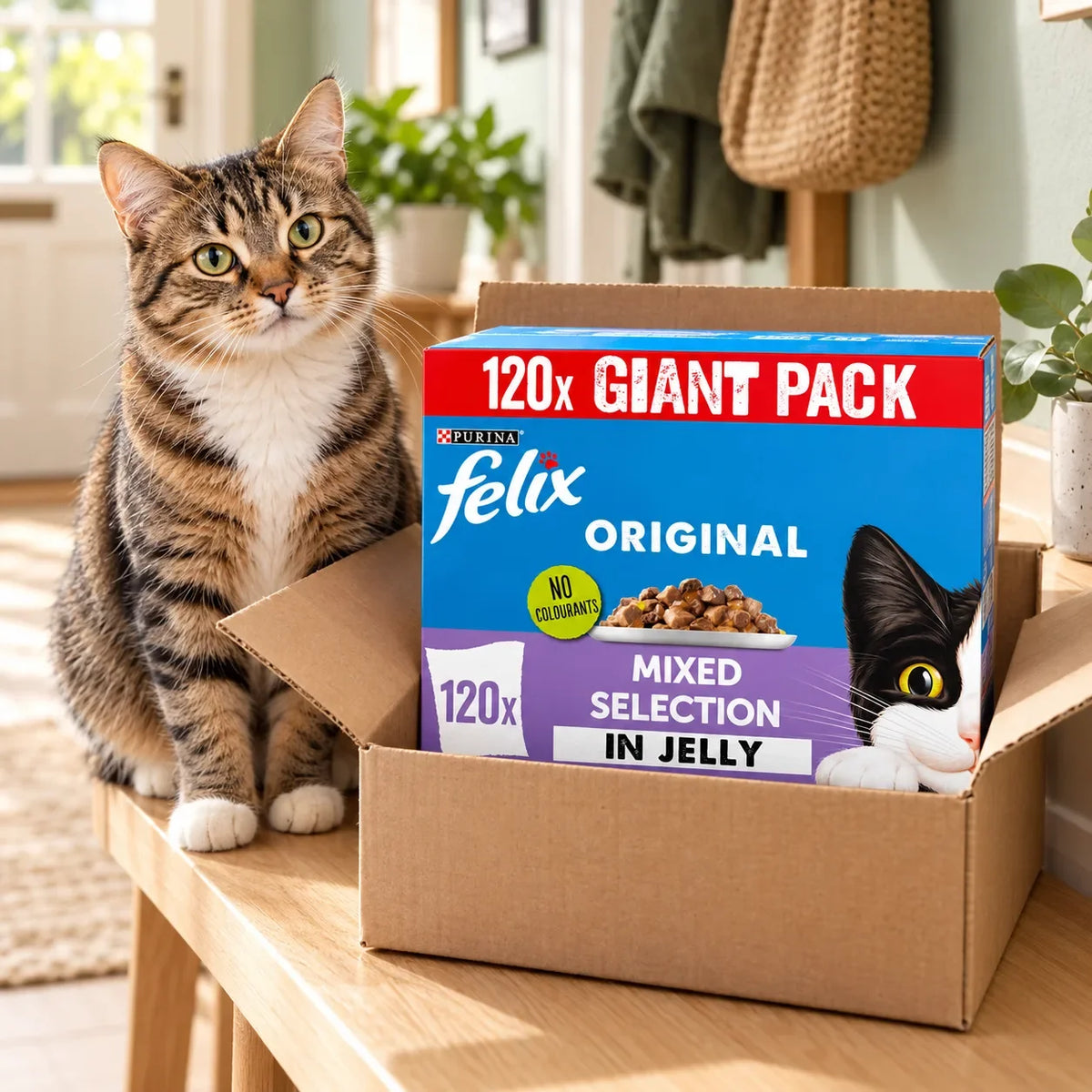 Felix Original Wet Cat Food Pouches in Jelly Mixed Selection 120 x 85g - photo 2