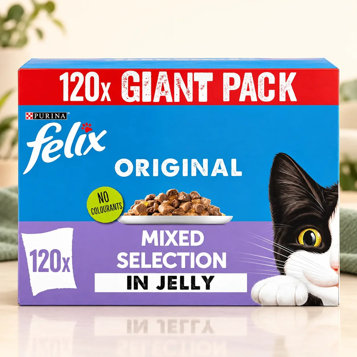 Felix Original Wet Cat Food Pouches in Jelly Mixed Selection 120 x 85g - photo 4