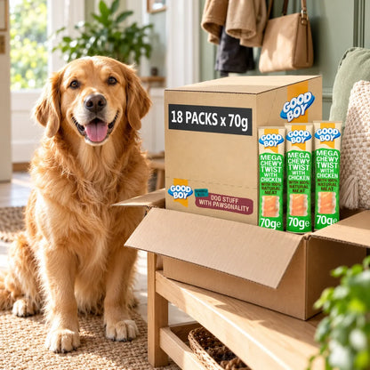 Good Boy Mega Chewy Twist Chicken Dog Treats 18 x 70g - photo 4