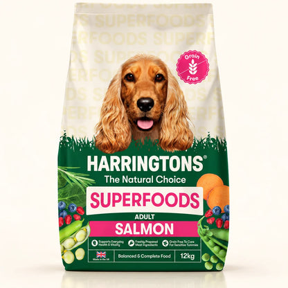 Harringtons Grain Free Dry Adult Dog Food Salmon and Veg 12kg - photo 5