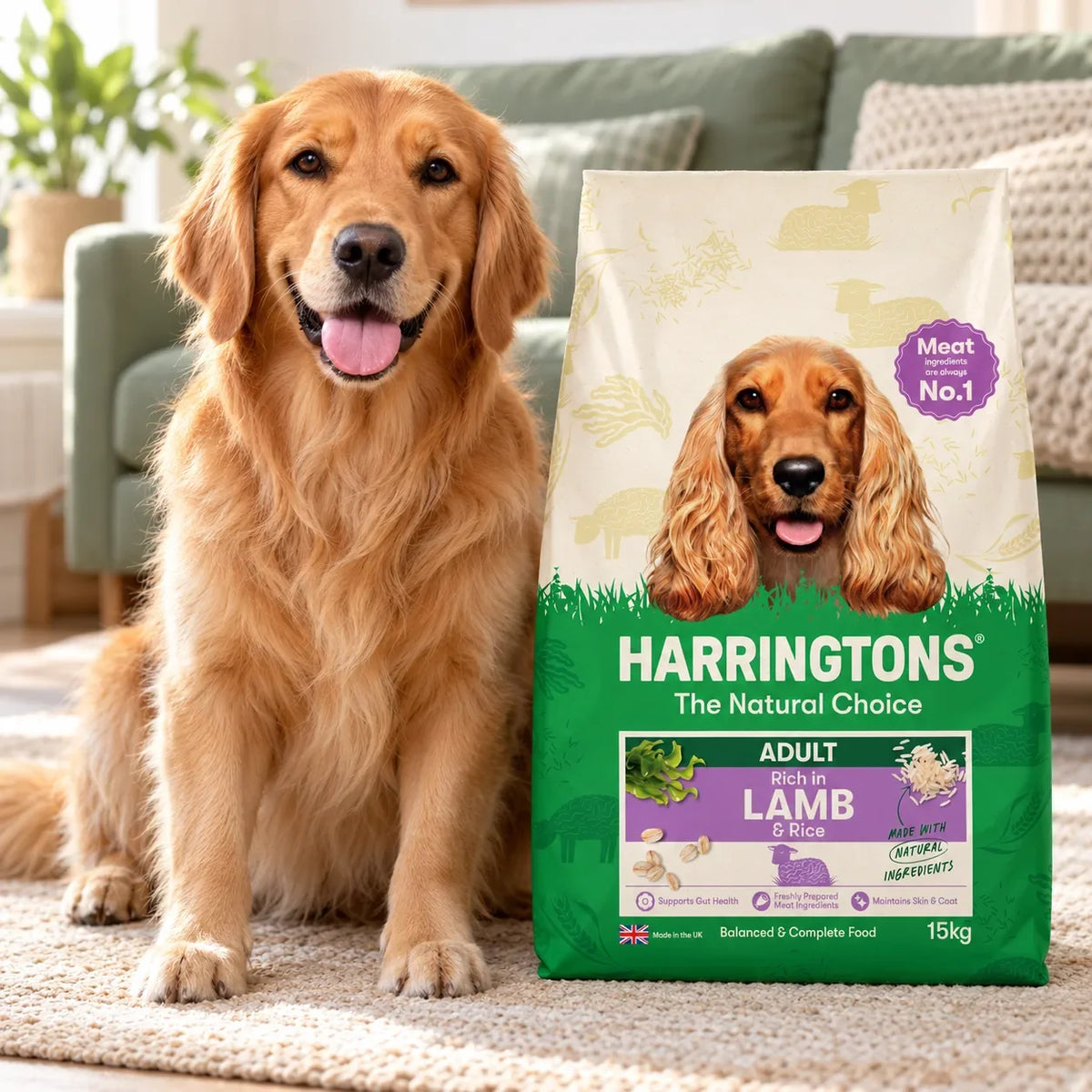 Harringtons Lamb and Rice Dry Dog Food 15kg - photo 3