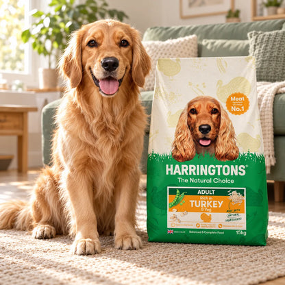 Harringtons Turkey and Veg Dry Dog Food 15kg - photo 2