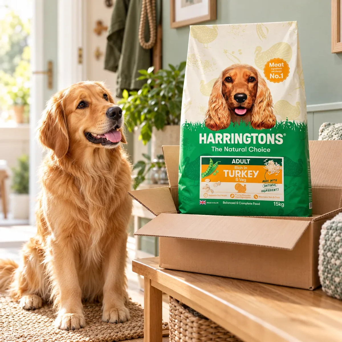 Harringtons Turkey and Veg Dry Dog Food 15kg - photo 4