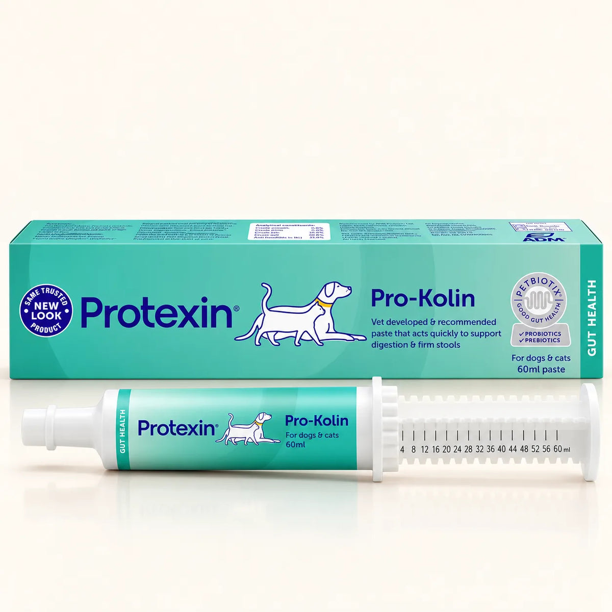 Protexin Pro-Kolin Probiotic Paste for Dogs and Cats 60ml - photo 1