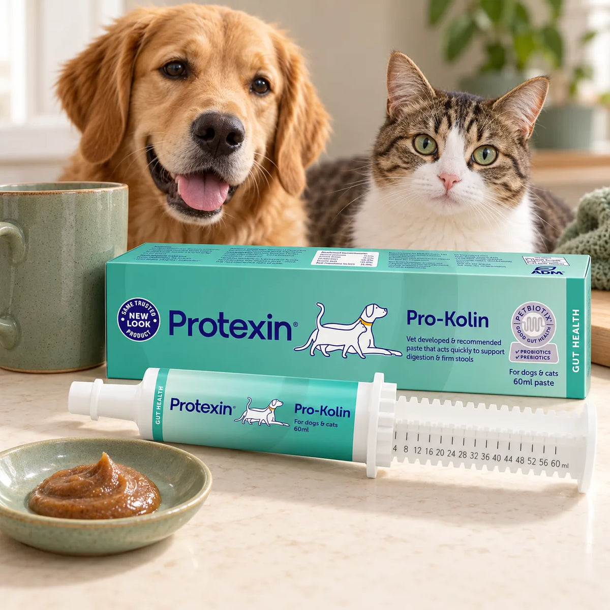Protexin Pro-Kolin Probiotic Paste for Dogs and Cats 60ml - photo 2
