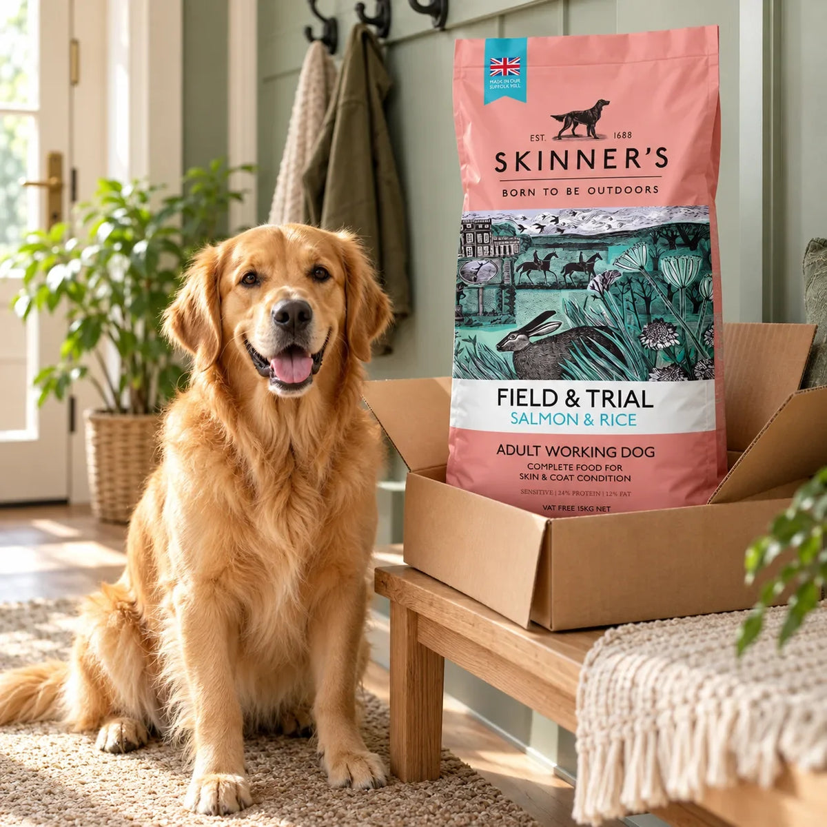 Skinners Field and Trial Salmon and Rice Dog Food 15kg - photo 2