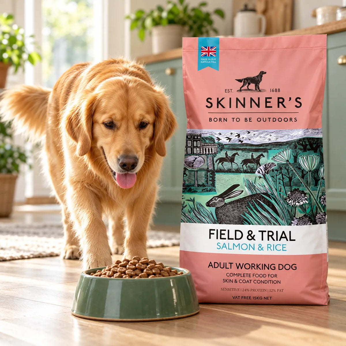 Skinners Field and Trial Salmon and Rice Dog Food 15kg - photo 3