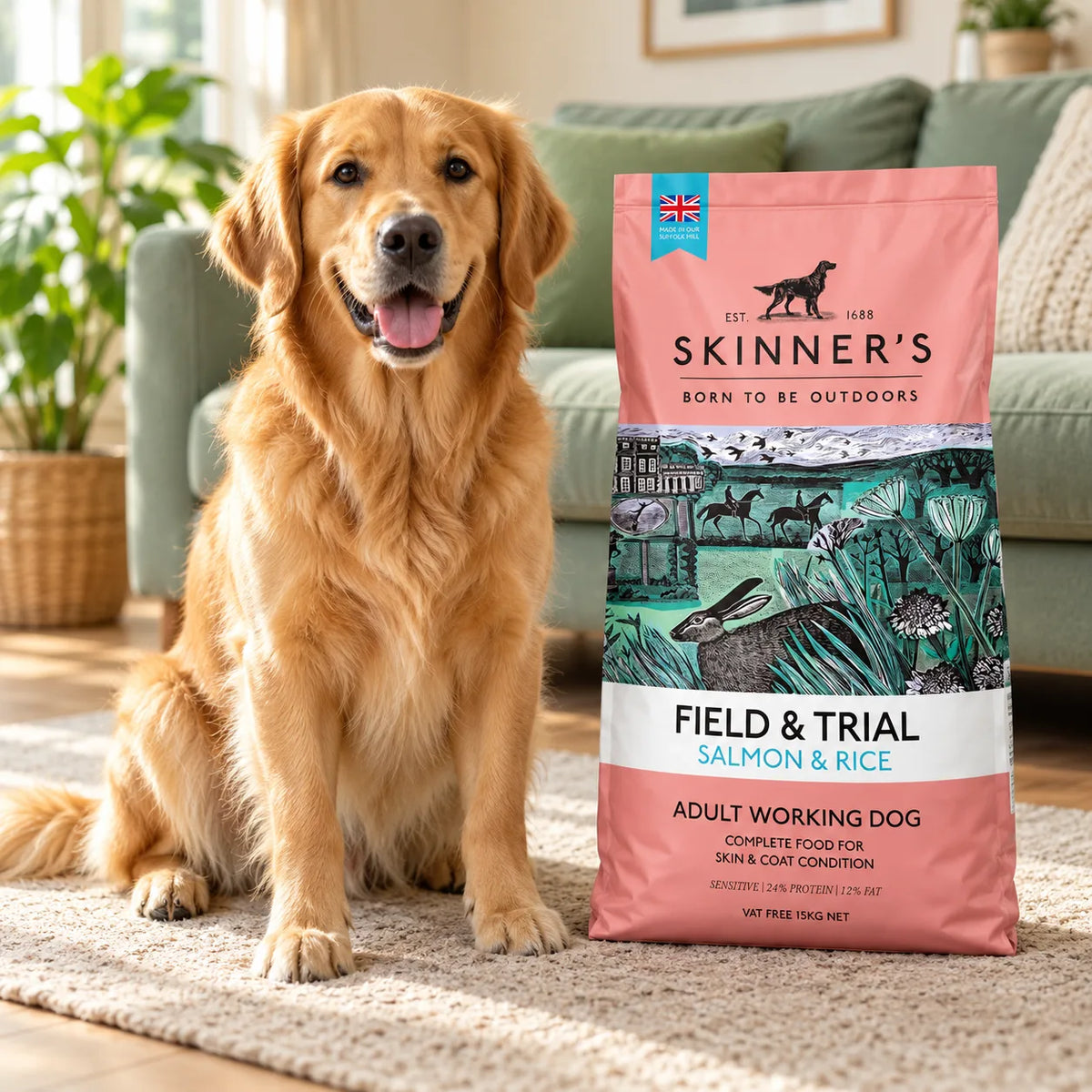 Skinners Field and Trial Salmon and Rice Dog Food 15kg - photo 4