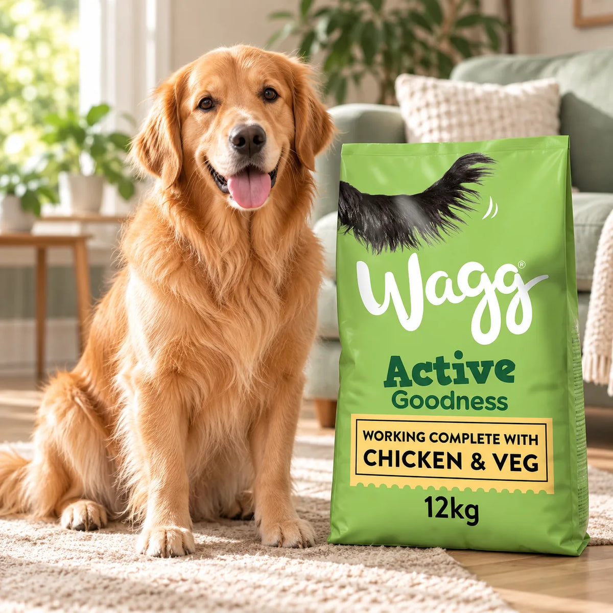 Wagg Active Goodness Complete Dry Dog Food Chicken and Veg 12kg - photo 3