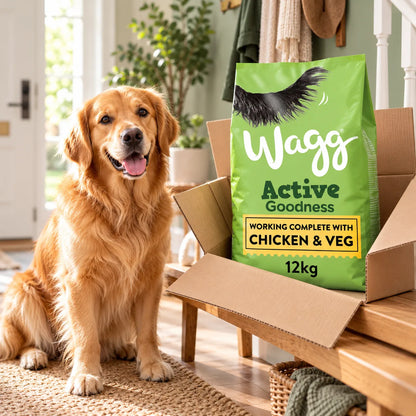 Wagg Active Goodness Complete Dry Dog Food Chicken and Veg 12kg - photo 4