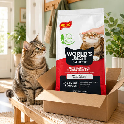 World's Best Cat Litter Comfort Care Unscented 12.7kg - photo 3