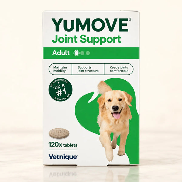 YuMOVE Higher Strength Joint Supplement for Adult Dogs Aged 6-8, 120 Tablets