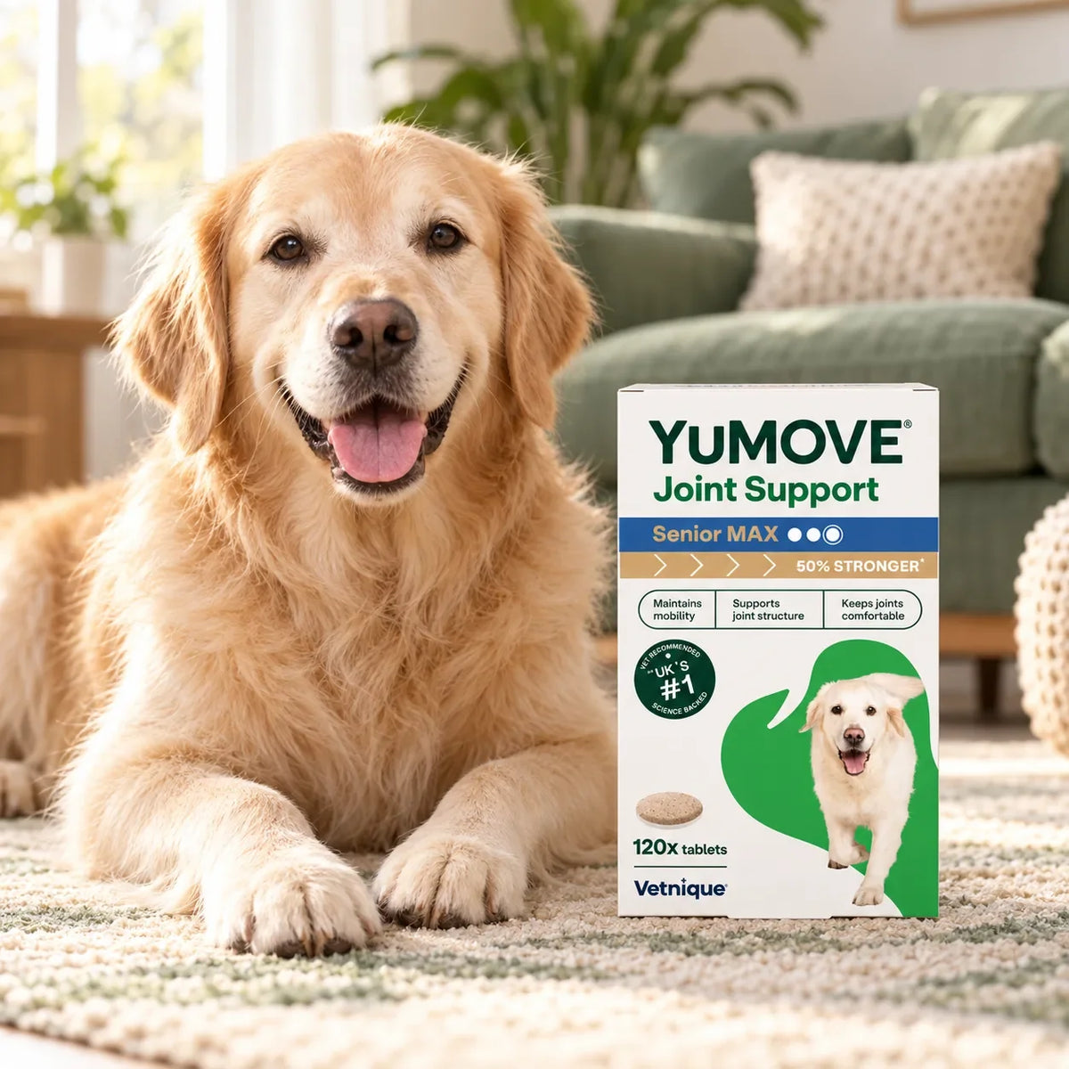 YuMOVE Max Strength Joint Supplement for Senior Dogs 120 Tablets - photo 5