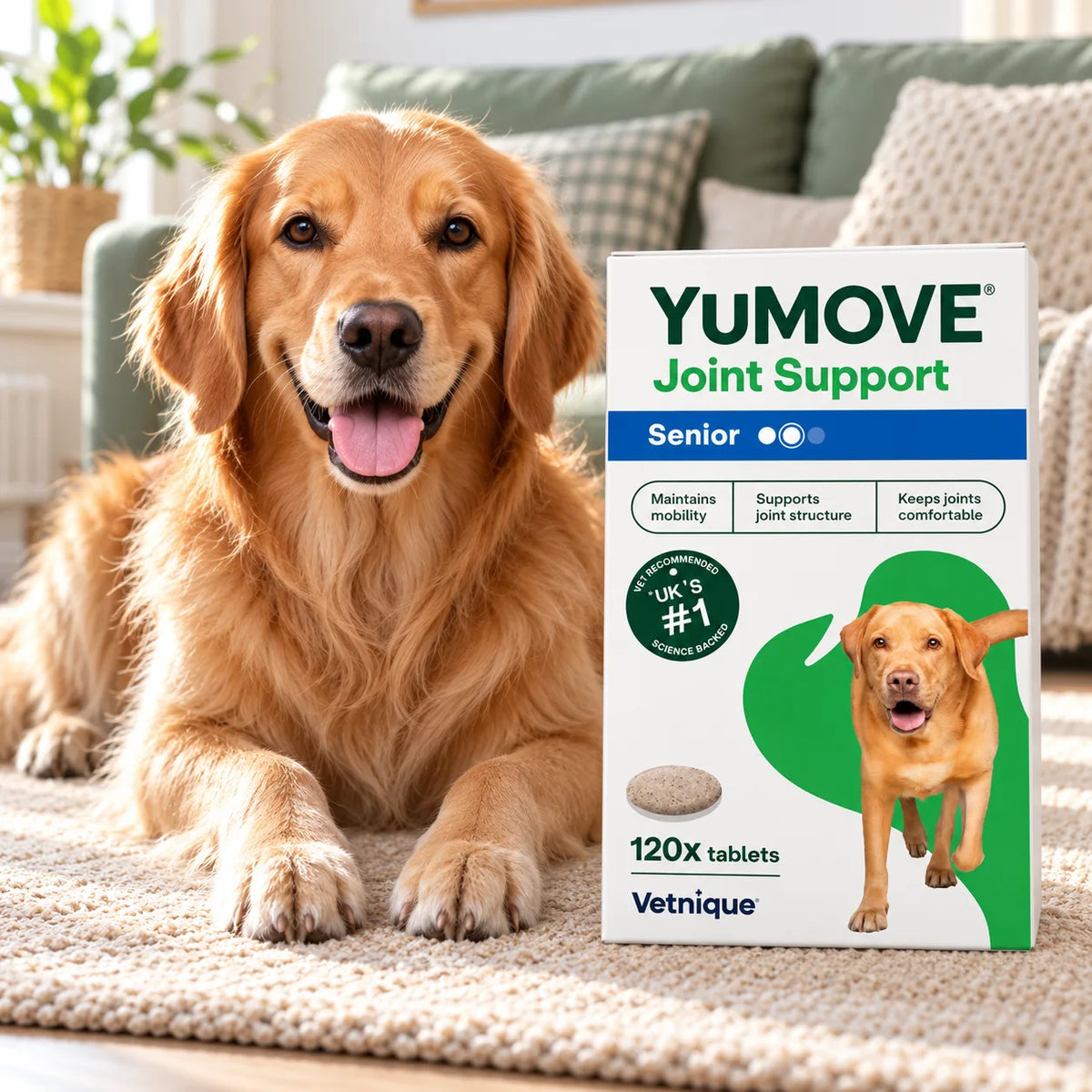 YuMOVE Senior Dog Joint Supplement High Strength 120 Tablets - photo 4